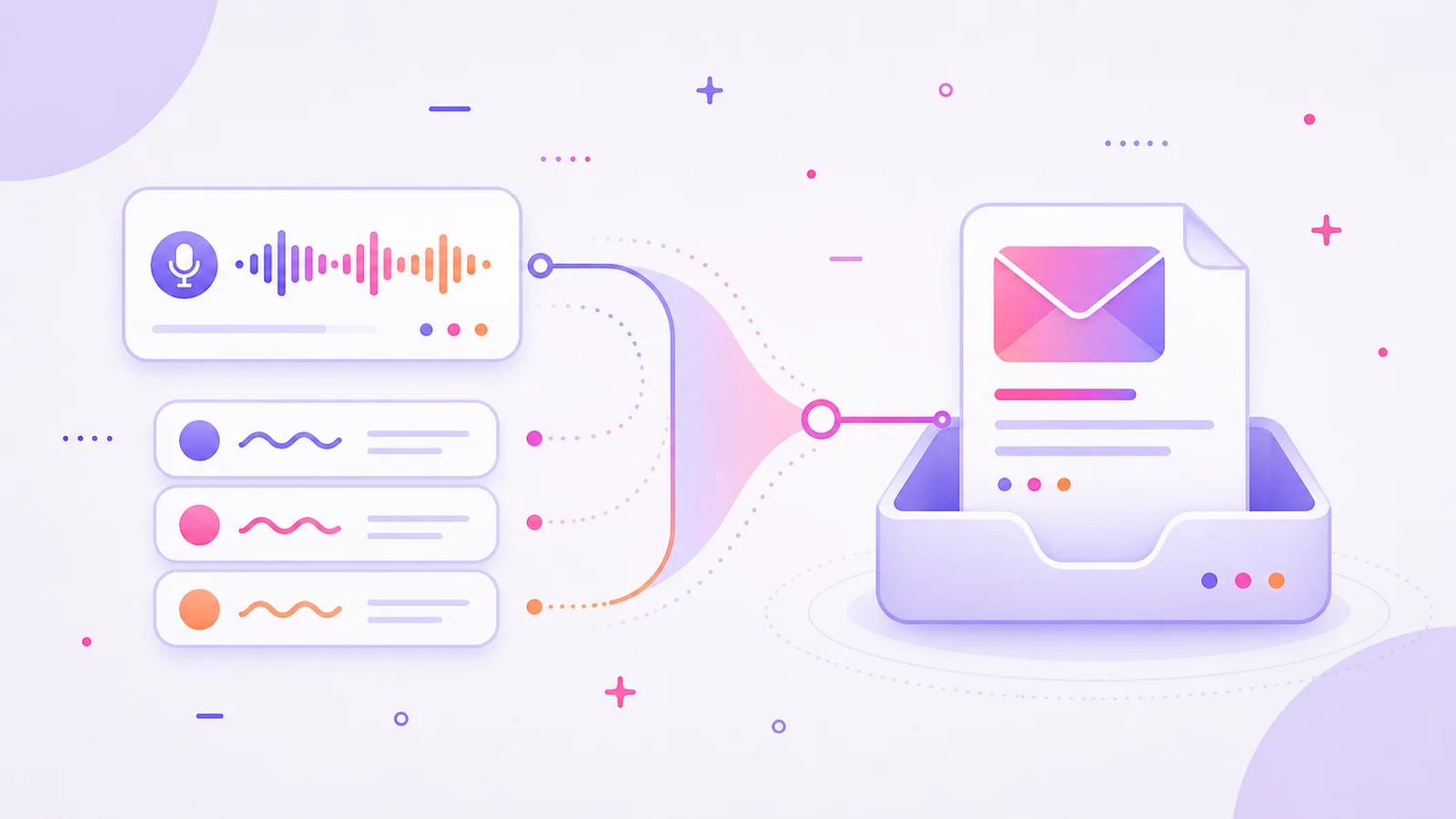 A set of the writer's sent emails informs a reusable email-drafting skill.